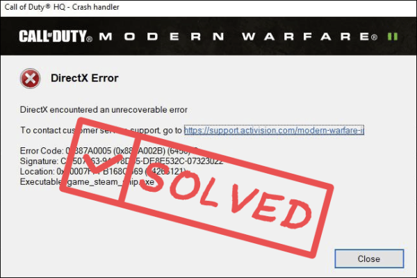 How to Fix DirectX Error COD Modern Warfare 2 - Driver Easy