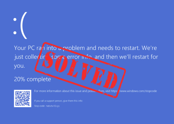 [Fixed] netwtw10.sys Blue Screen of Death Error - Driver Easy