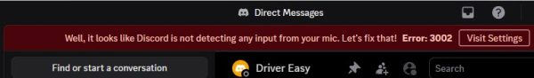 [Solved!] Discord Error 3002 - Driver Easy