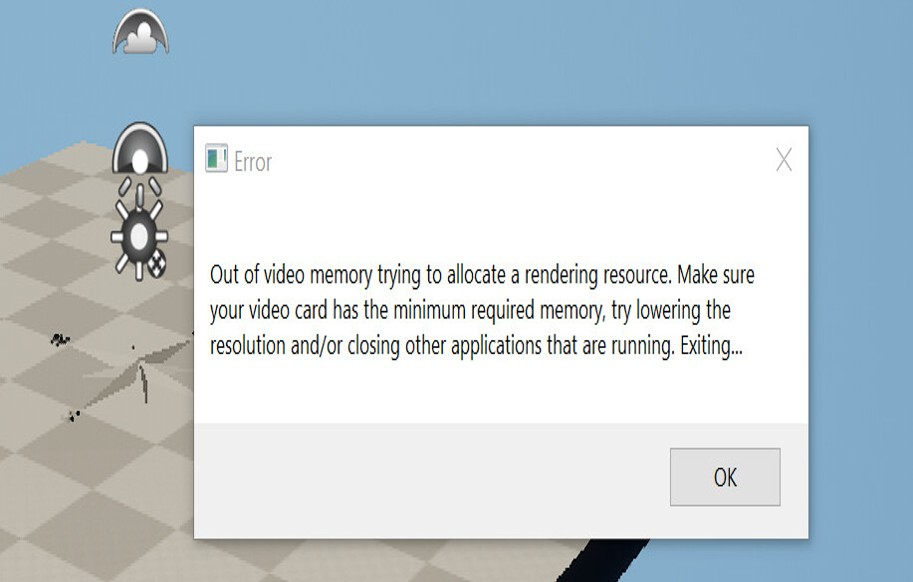 [SOLVED] Out of Video Memory Trying to Allocate a Rendering Resource ...