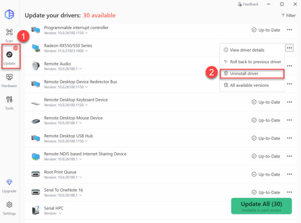 AMD SOFTWARE ADRENALIN EDITION WARNING NOT COMPATIBLE visual data 4
