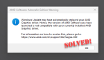 AMD SOFTWARE ADRENALIN EDITION WARNING NOT COMPATIBLE visual data 4