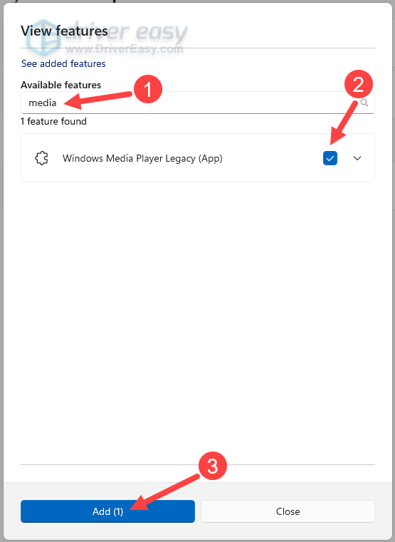 add windows media player legacy for ps remote play