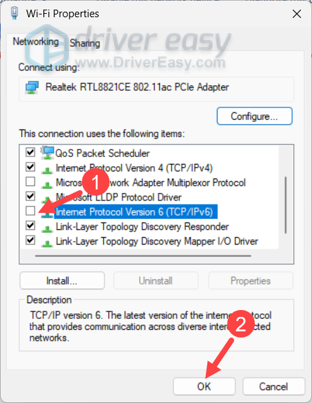 disable ipv6 to solve ps remote play connection issue