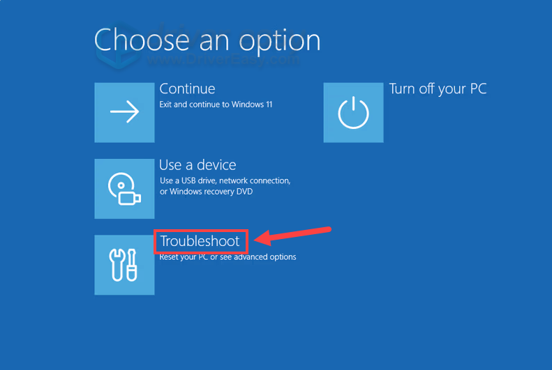 enter windows recovery environment
