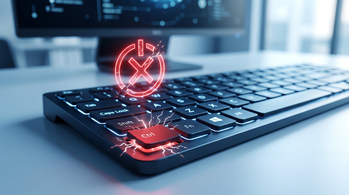 ctrl key not working on windows