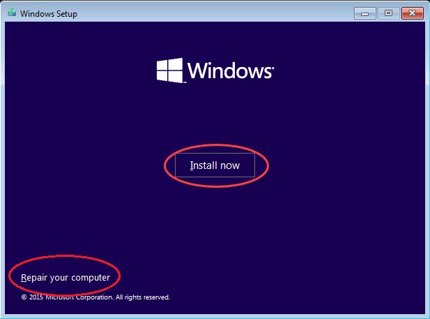 reinstall windows