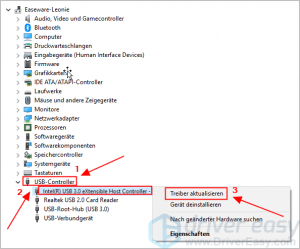 [Download] USB 3.0 Treiber für Windows 10, 7, 8.1 - Driver Easy German