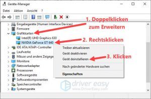 Der Anzeigetreiber "Nvidia Windows Kernel Mode Driver ...