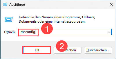Einen sauberen Neustart (Clean Boot) durchführen