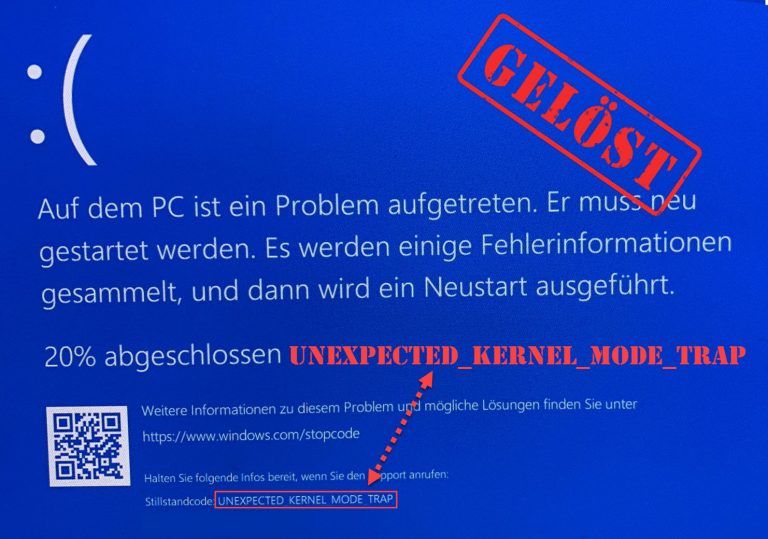[GELÖST] Unexpected Kernel Mode Trap unter Windows 10 Driver Easy German