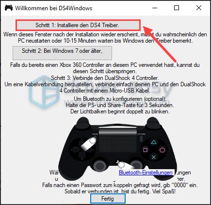 ps4 dualshock 4 controller drivers for windows 10