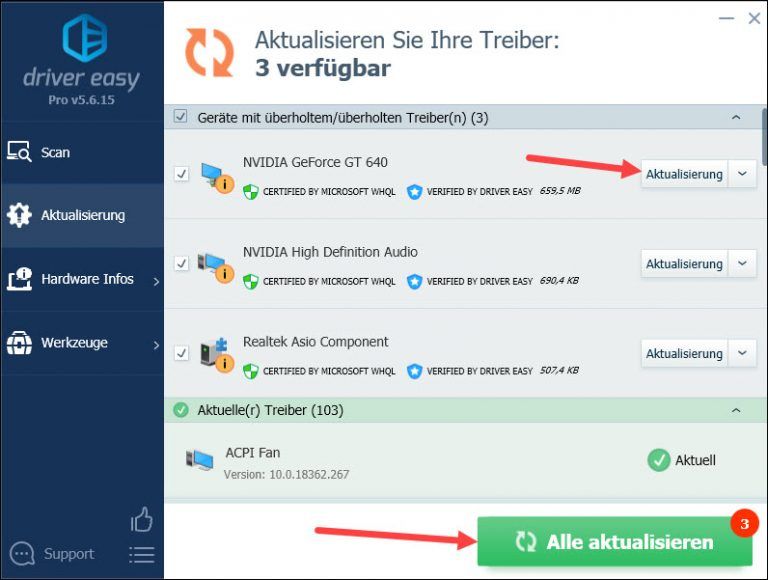 [Gelöst] PC fährt von alleine runter Driver Easy German