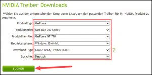 nvidia geforce gt 710 driver windows 10