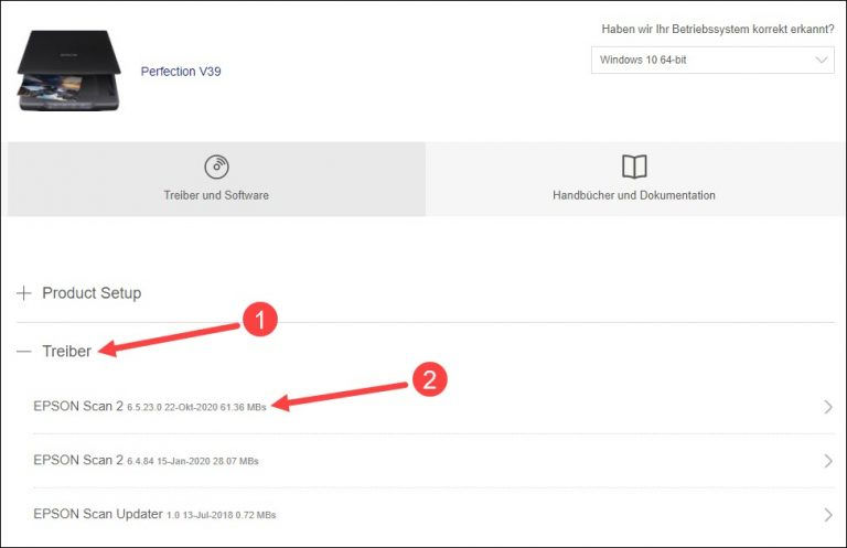 Epson Scanner Treiber für Windows 11, 10, 7, 8.1 - Driver Easy German