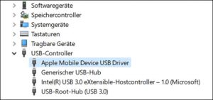 Apple mobile device usb driver нет в диспетчере устройств