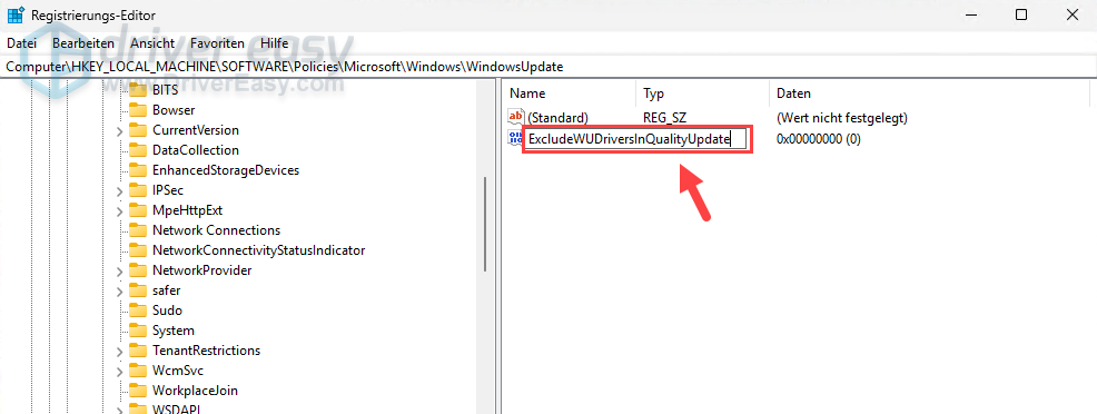 Automatische Treiberupdates von Windows deaktivieren