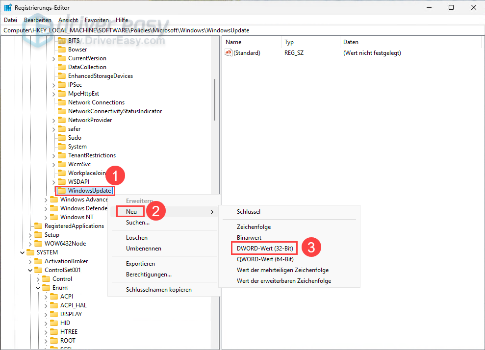 Automatische Treiberupdates von Windows deaktivieren