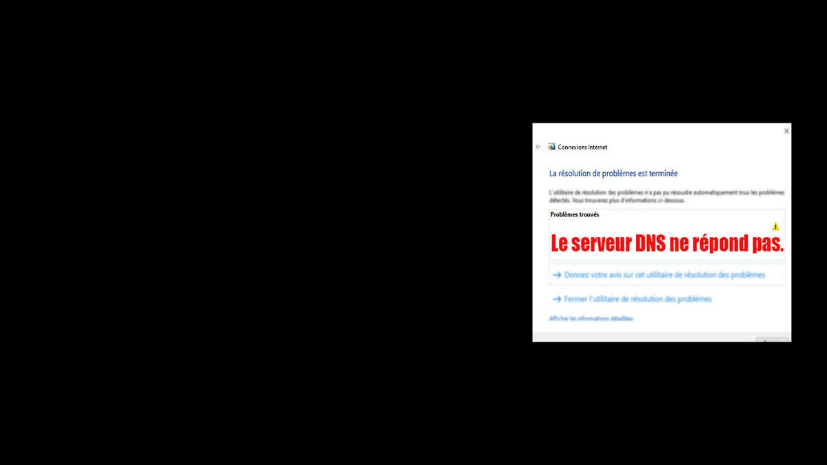 Le Serveur Dns Ne Répond Pas Sfr