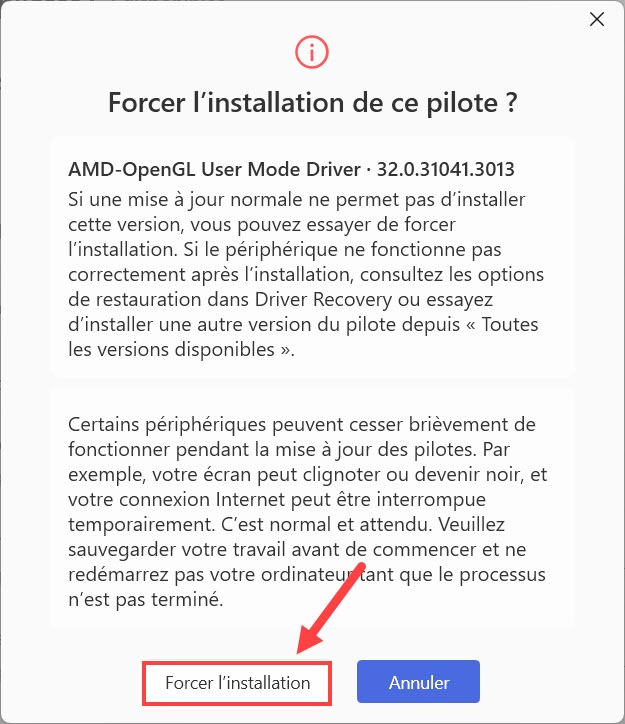 driver easy force install this driver 2
